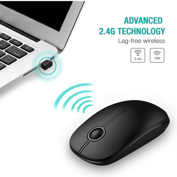 Wireless Black Mouse - Picture 3 of 5